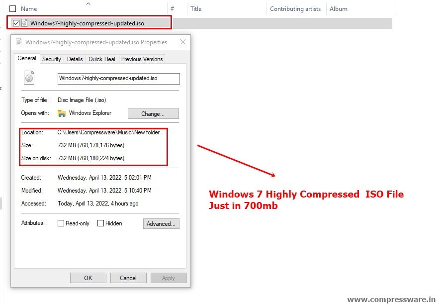 Windows 7 Highly Compressed Official ISO (Just 700MB)